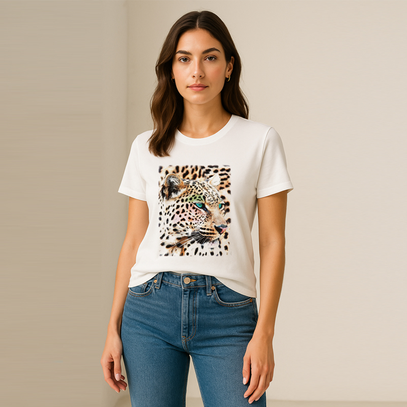 Remera Leopard colors