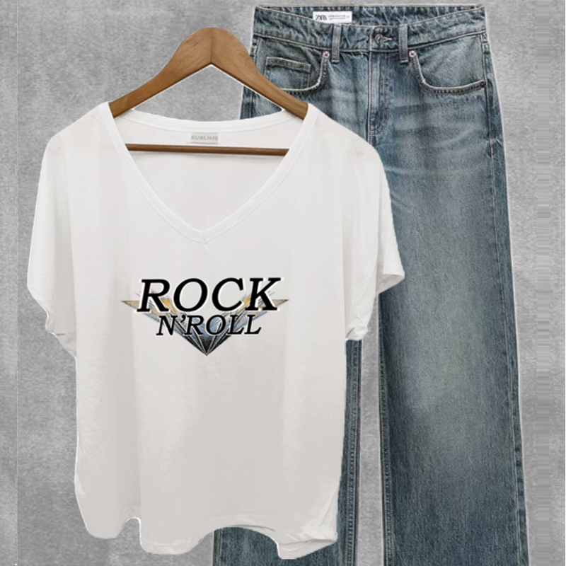 Alternative view of Remera Rock n roll
